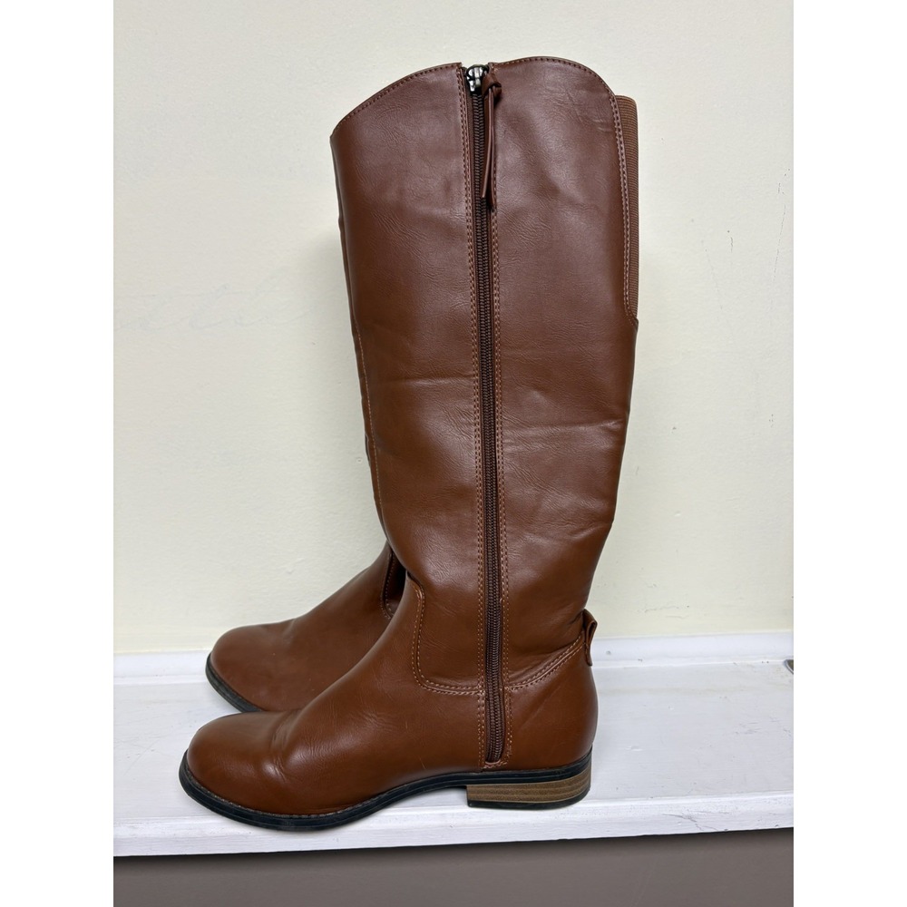 Target Brand Tall Brown Boots Womens Size 9.5 RN#17730